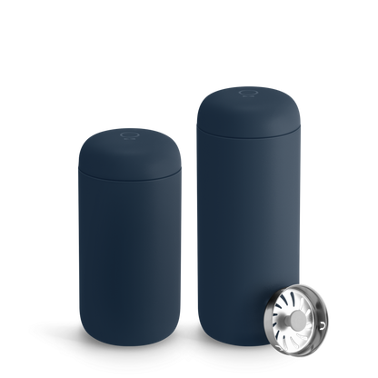 Fellow Carter Move Mug + Splash Guard - Coffee Drinkware for Commuting and Home Use