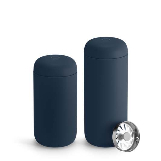 Fellow Carter Move Mug + Splash Guard - Coffee Drinkware for Commuting and Home Use