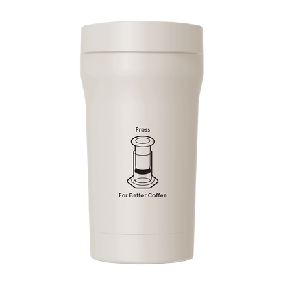 AeroPress Travel Coffee Tumbler - Stainless Steel - Coffee Drinkware for Commuting and Home Use