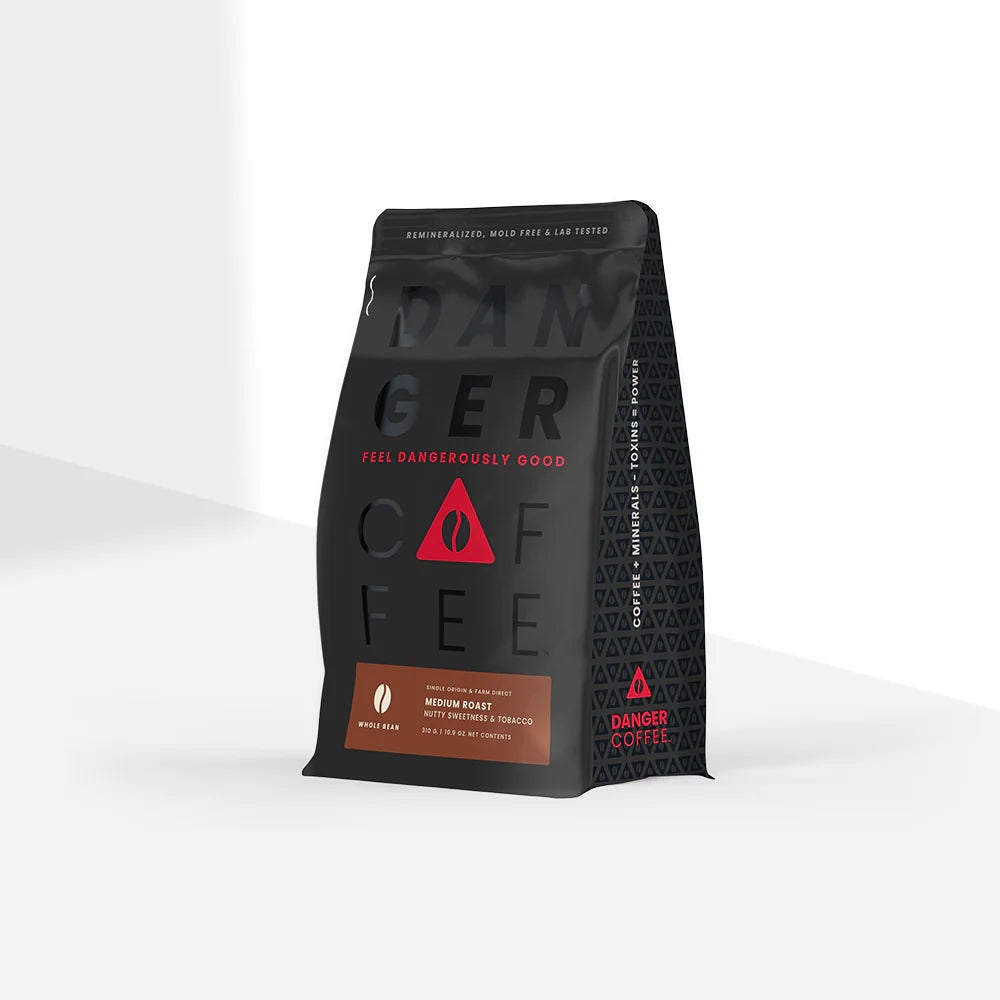 Medium Roast Whole Bean Remineralized Coffee - Coffee Beans for Flexible Recipe Preparation