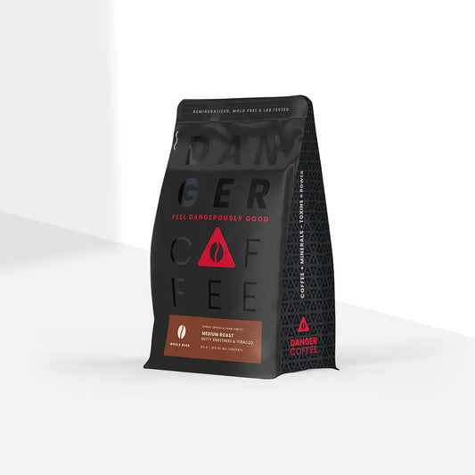Medium Roast Whole Bean Remineralized Coffee - Coffee Beans for Flexible Recipe Preparation