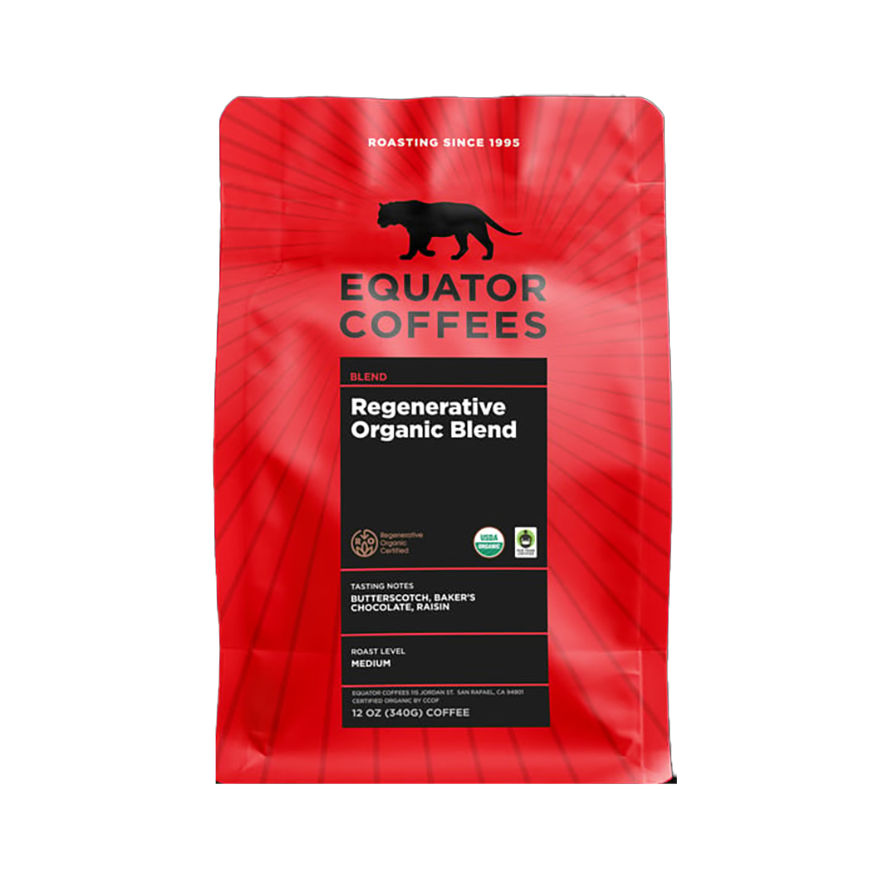 Regenerative Organic Blend 12 oz - Coffee Beans for Flexible Recipe Preparation
