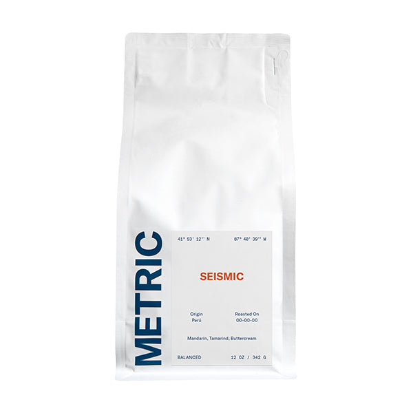 Seismic 12 oz - Coffee Beans for Flexible Recipe Preparation