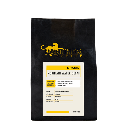 Decaf Mountain Water Brazil 12 oz - Coffee Beans for Flexible Recipe Preparation