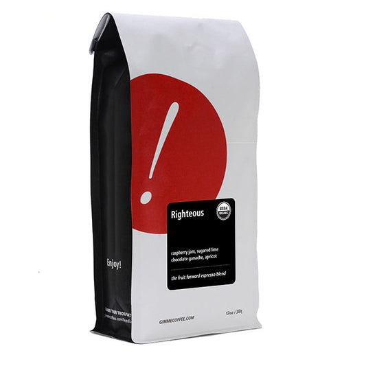 Righteous (Organic) 2 lb - Coffee Beans for Flexible Recipe Preparation