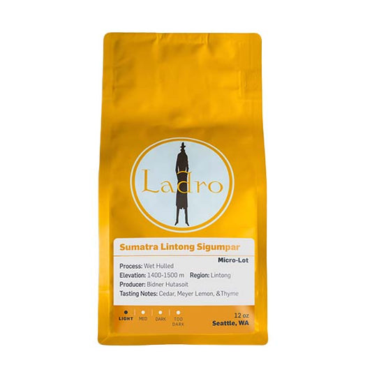 Sumatra Lintong Sigumpar 12 oz - Coffee Beans for Flexible Recipe Preparation