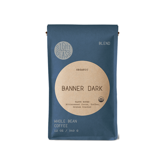 Organic Banner Dark 12 oz - Coffee Beans for Flexible Recipe Preparation