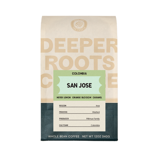Colombia San Jose 12 oz - Coffee Beans for Flexible Recipe Preparation
