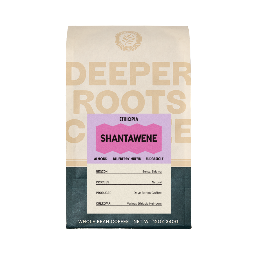 Ethiopia Shantawene 12 oz - Coffee Beans for Flexible Recipe Preparation