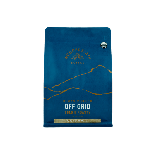 Organic Off Grid Super Dark Roast 1.5 lb - Coffee Beans for Flexible Recipe Preparation
