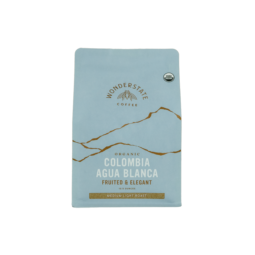Organic Colombia Agua Blanca 10.5 oz - Coffee Beans for Flexible Recipe Preparation