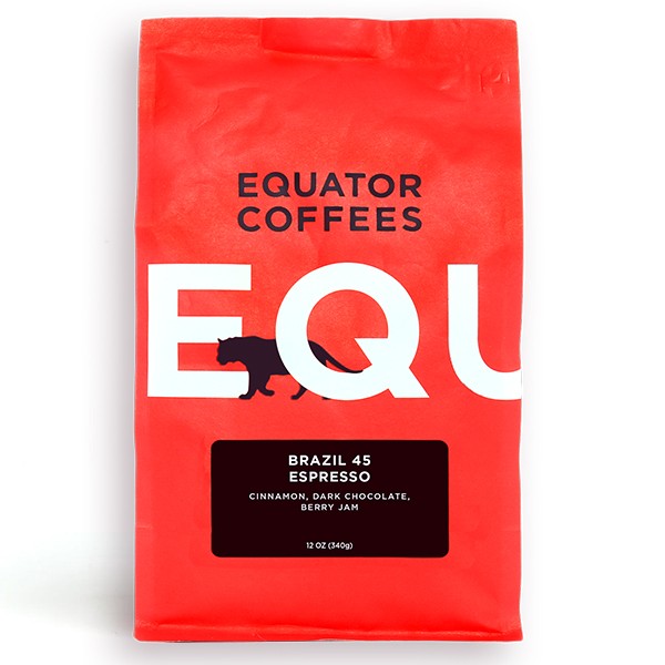 Brazil 45 Espresso 12 oz - Portable Brewer for Fresh Coffee Preparation