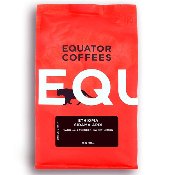 Ethiopia Sidama Ardi 12 oz - Coffee Beans for Flexible Recipe Preparation