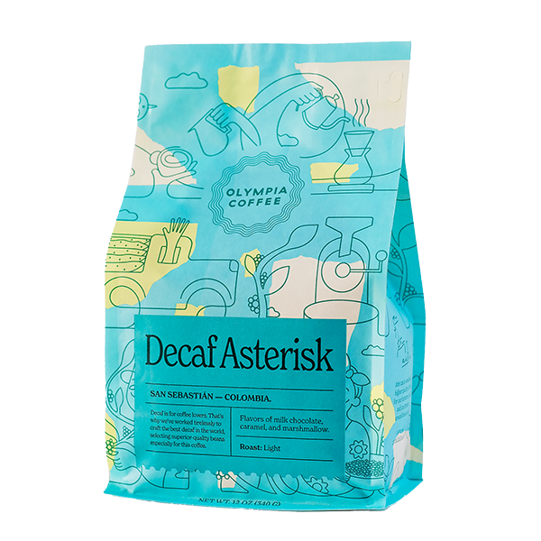 Decaf Asterisk 12 oz - Coffee Beans for Flexible Recipe Preparation