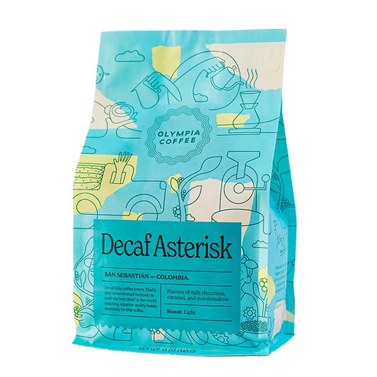 Decaf Asterisk 12 oz - Coffee Beans for Flexible Recipe Preparation