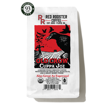 Organic Old Crow Cuppa Joe - Coffee Beans for Flexible Recipe Preparation