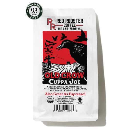 Organic Old Crow Cuppa Joe - Coffee Beans for Flexible Recipe Preparation
