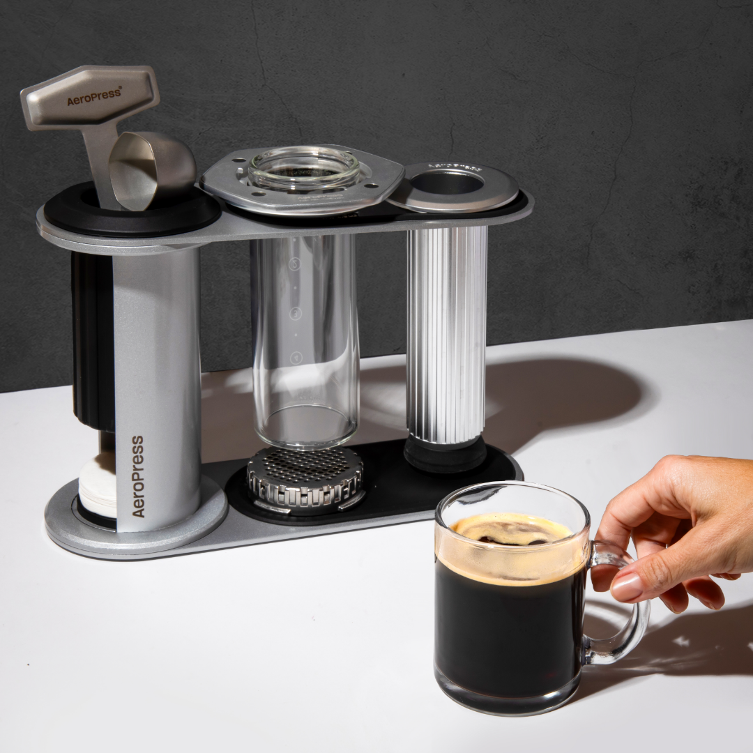 AeroPress Coffee Maker - Premium - Portable Brewer for Fresh Coffee Preparation