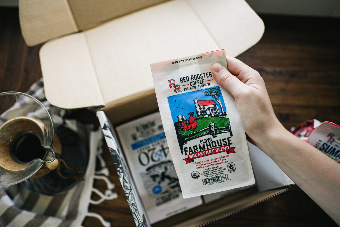 Organic Floyd Farmhouse Breakfast Blend - Coffee Beans for Flexible Recipe Preparation