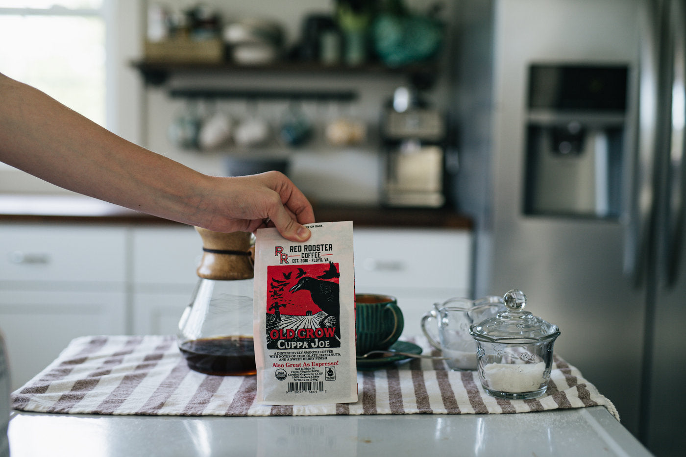 Organic Old Crow Cuppa Joe - Coffee Beans for Flexible Recipe Preparation