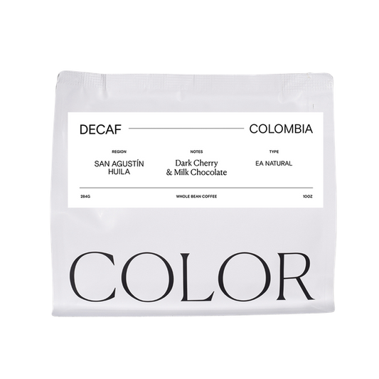 Decaf Colombia San Agustin 10 oz - Coffee Beans for Flexible Recipe Preparation