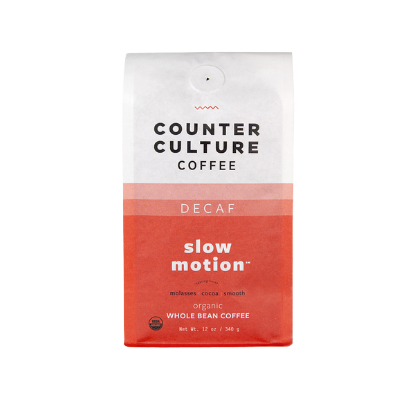 Slow Motion - Decaf 12 oz - Coffee Beans for Flexible Recipe Preparation