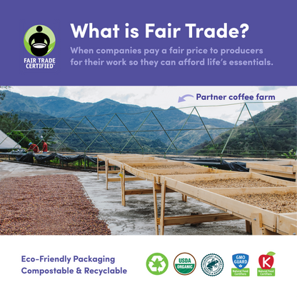 Downtown Blend Organic & Fair Trade - Coffee Beans for Flexible Recipe Preparation