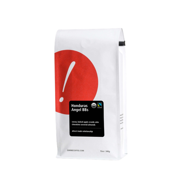 Honduras Angel BBs Fairtrade Organic 12 oz - Coffee Beans for Flexible Recipe Preparation