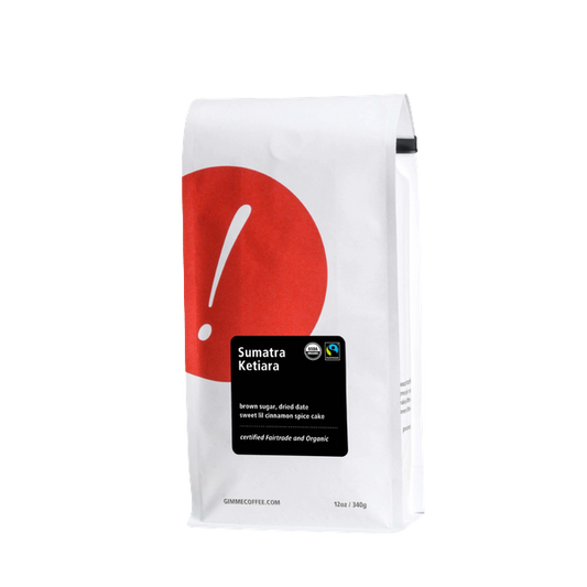 Sumatra Ketiara Fairtrade Organic 2 lb - Coffee Beans for Flexible Recipe Preparation