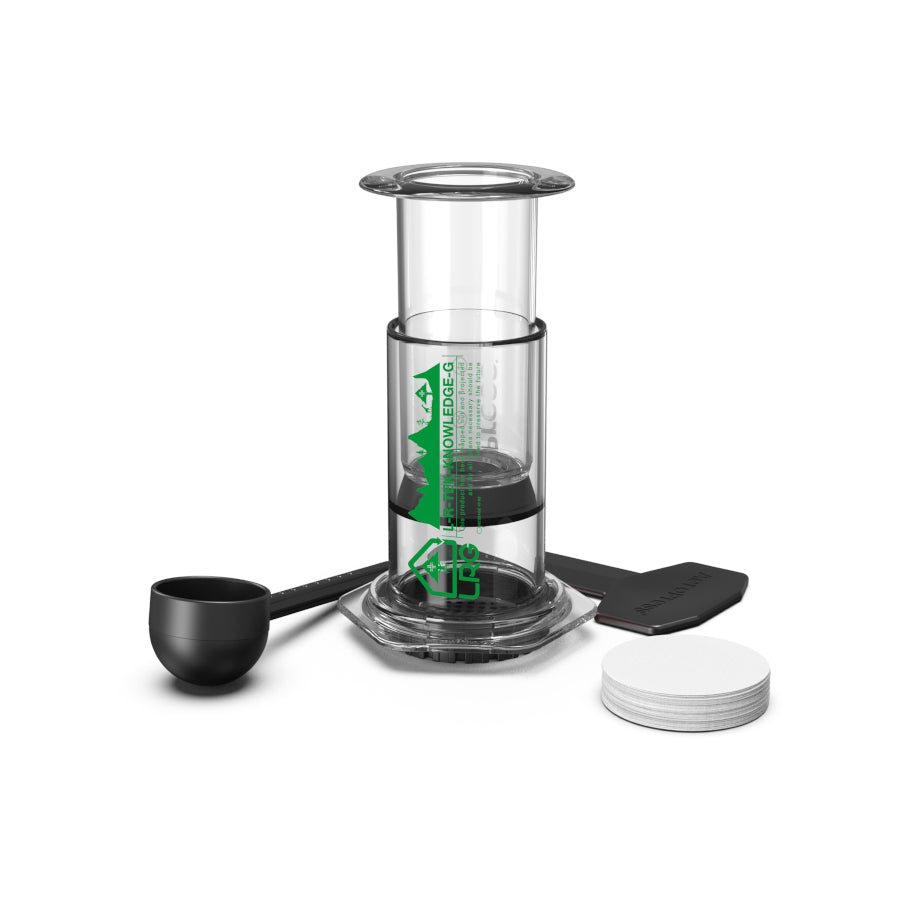 AeroPress Clear Coffee Press - LRG - Portable Brewer for Fresh Coffee Preparation