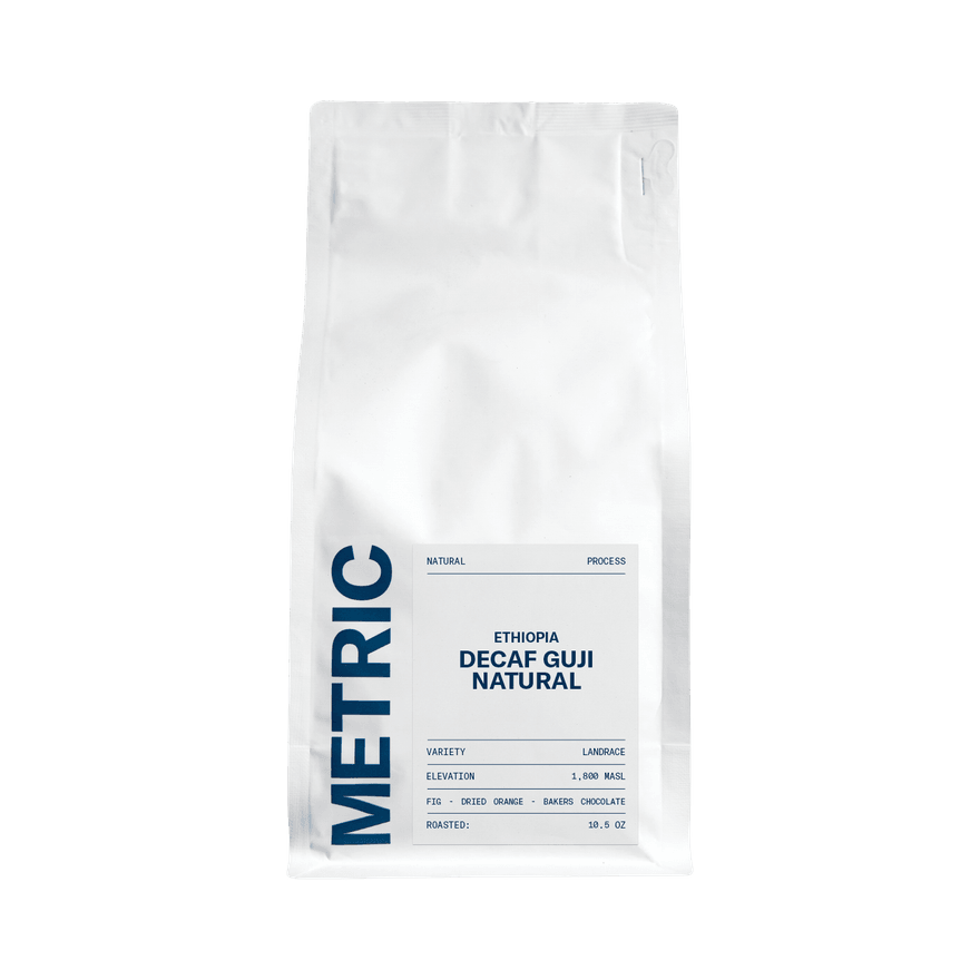 Ethiopia Decaf Guji Natural 10.5 oz - Coffee Beans for Flexible Recipe Preparation