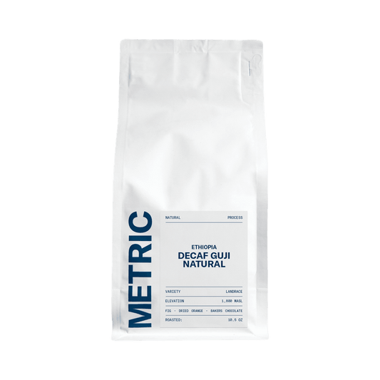 Ethiopia Decaf Guji Natural 10.5 oz - Coffee Beans for Flexible Recipe Preparation