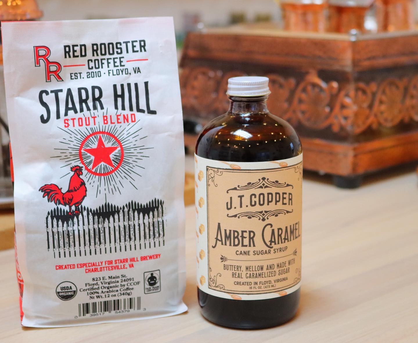 Organic Starr Hill Stout Blend - Coffee Beans for Flexible Recipe Preparation